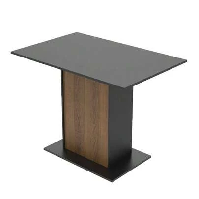  Mesa Comedor Madesa Rectangular 5329 Color Marrón/Negro