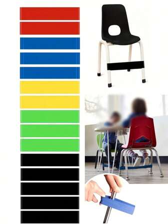 5/10pcs Classroom Chair Bands For Students With Fidgety, Chairs And Desks Bands Tools For ADHD , Flexible Seating Band For Classroom, Elementary Middle High School Student,School Supplies,Back To School