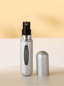 1 Pc High-End Diamond Encrusted Perfume Travel Atomizer, 5ml Refillable Mini Spray Bottle With Vacuum Impressed Design, Moisturizing Cosmetic Sample