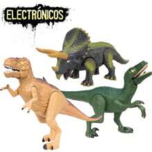 Ecommerc3 Pakiet 11 dinozaurów, różne światła i dźwięki | Pakiet zabawek dla dzieci wspomagających naukę | Idealny do zabawy i nauki ⚫ DARMOWA wysyłka ✅ Dostawa 24/48h do Hiszpanii (półwysep)