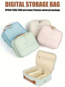 Camera Bag For Thickened Camera Protective Case Large Capacity With Adjustable Strap For CP910 1200 1300 DSLR, Portable Travel Storage Cover Bag With Handle Zipper Toiletry Bag Wash Bag Toiletry Travel Bag Makeup Storage Beach Beach Bag Vacation Holiday Essentials School Supplies Travel Essentials Ladies For College Dorm Bathroom