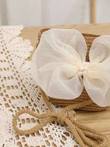 1 件女孩可爱公主风格糖果包，公主旅行沙滩包，可爱适合日常使用