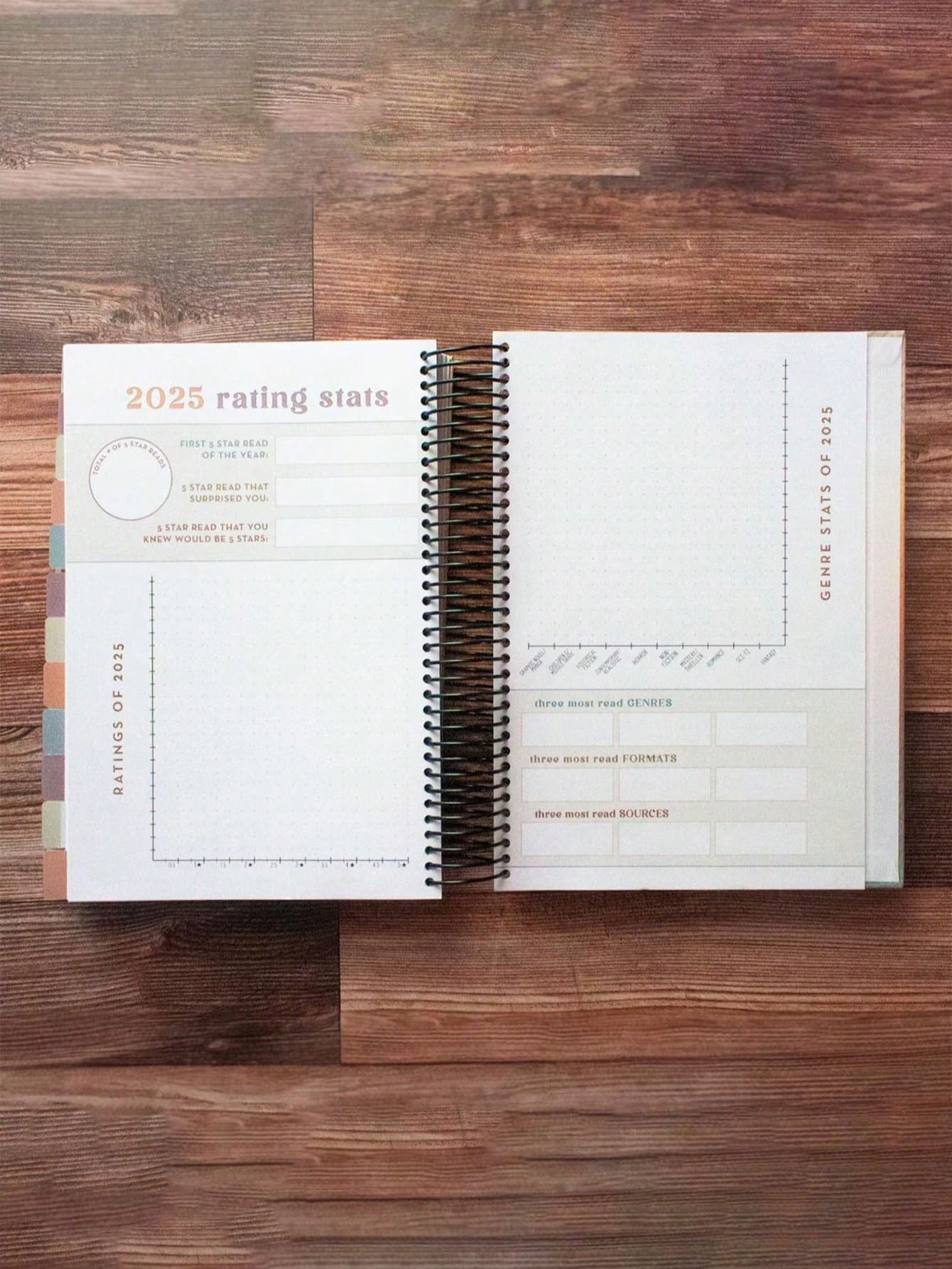 2025 Reading Tracker Notebook, Suitable For Students SHEIN South Africa