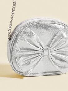 1 Pc Mini Cute Bowknot Decor Chain Shoulder & Crossbody Bag - Small Shoulder Bag - View 5