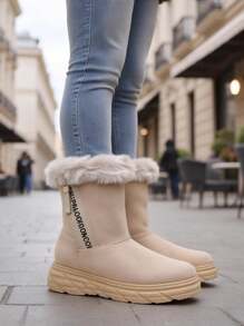 Royalfashion Women's Snow Boots Zebio