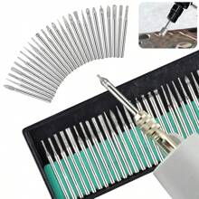 20/30 Piece Rhinestone Burr Set, 3mm Handle Carving Drill Bit, Fine Carving And Polishing Drill Bit Set, Rhinestone Coating Can Improve Cutting Efficiency, Very Suitable For Jewelry Carving, Woodworking, Handicrafts And DIY
