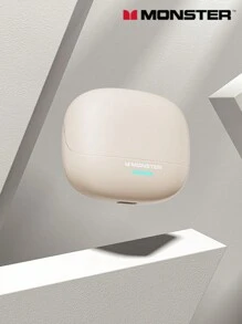MONSTER MQT52 蓝牙耳机，带 ENC 降噪功能，HIFI 音质，低延迟，通话清晰，适合运动、跑步、音乐、游戏，兼容智能手机和电脑 - 彩色 - 查看 12