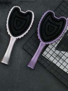 1 件镂空美发梳防静电顺发刷头皮按摩发刷适合所有发质完美的情人节礼物