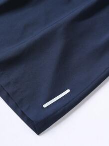Pantalones cortos deportivos y de entrenamiento de una pieza para hombres, informales, de secado rápido, de cinco puntos, que levantan las caderas y son de entrenamiento de piernas, de secado rápido y delgados