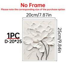 1PC Nghệ thuật vải hoa hồng trắng thanh lịch, Nghệ thuật treo tường phong cách kem hoa hồng hồng quyến rũ, Áp phích hoa vàng và trắng - Trang trí tường hoa hiện đại, Tranh hoa đen trắng trừu tượng cho phòng khách, phòng ngủ, văn phòng - Đã đóng khung và sẵn sàng để treo, Nghệ thuật treo tường phong cách kem hoa hồng hồng quyến rũ, Quán cà phê & Thư viện - Nhiều màu - Xem 24