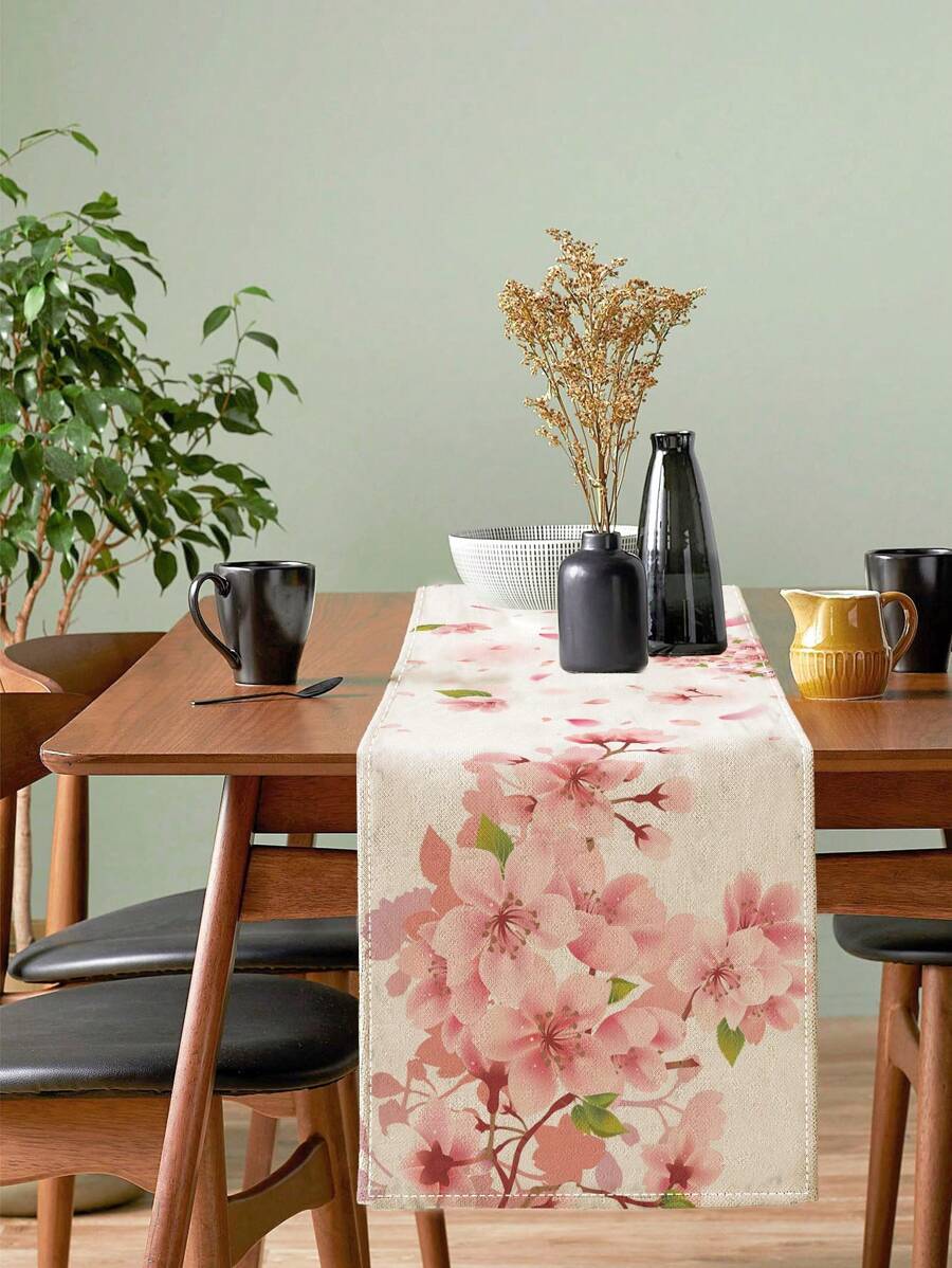 1pc Watercolor Colorful Wildflowers Floral Spring Butterfly Holiday Kitchen Decoration Indoor Outdoor