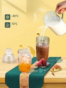 Bình lắc cocktail bằng nhựa dày thế hệ mới, cốc trộn trong suốt cho quầy bar, quán cà phê, sữa lắc, bình lắc bằng nhựa - Trong sáng - Xem 2