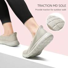 Sneakers For Women Hands Free Walking Orthopedic Shoes Non Slip For Elderly Women - TAUPE - View 2