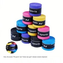 2 Pcs Breathable Faux Leather Grip Handles, Suitable For Fishing Rods & Badminton Rackets, Sweat-Absorbent & Elastic, Ideal For Outdoor Sports Equipment - Multicolor - View 3