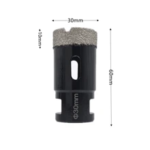 1pc Rhinestone Tile Drill Bit M14 Ceramic Core Drill Bit Marble Masonry Hole Saw Granite Crown Diameter 6-100mm Drill Bit,Tool Accessories