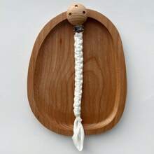 1 pieza Chupete de dentición de bebé hecho a mano a ganchillo con correa elástica para chupete - cordón trenzado - Ver 18