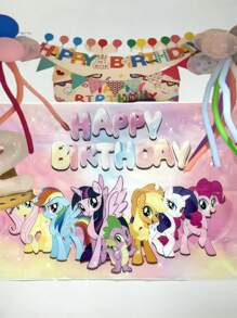 1pc  Themed Backdrop, Suitable For Party Photo Taking And Decoration, Cartoon Birthday Background Cloth Party Favors Wedding Gifts Birthday Gifts