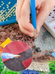 40/80pcs Diamond Painting Glue Clay, Colorful Painting Embroidery Cross-Stitch Painting Tool DIY Diamond Wax Tool For Embroidery Accessories,2x2cm/0.78x0.78inch(4 Colors)