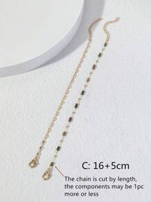 2pcs/set Fashionable Stone Decor Bracelet For Women For Daily Decoration - Multicolor - View 4