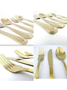 Domeasy Dining Sets - 金色 - 查看 6