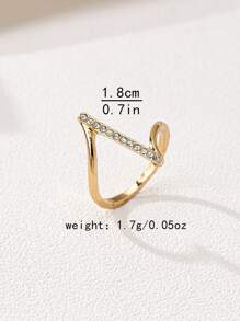 One Pcs Of Ring With Rhrinestones Jewelry Gifts