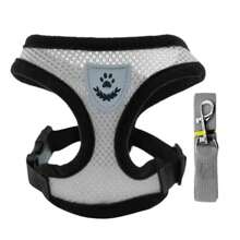 1pc Adjustable Mesh Pet Cat Harness & Leash Set, Breathable Vest For Small & Medium Dogs