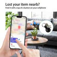 Bezprzewodowy lokalizator RSH Smart Tag, urządzenie zabezpieczające przed zgubieniem, lokalizator kluczy i przedmiotów, kompatybilny z funkcją "Znajdź mój", kompatybilny z 'em (nie z Androidem), odpowiedni do kluczy, bagażu, plecaków itp. Wymienna bateria, ochrona prywatności. Nie wymaga instalacji aplikacji, całkowicie darmowy. - Czarne - Zobacz 3