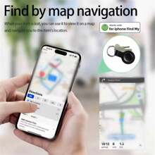 Bezprzewodowy lokalizator RSH Smart Tag, urządzenie zabezpieczające przed zgubieniem, lokalizator kluczy i przedmiotów, kompatybilny z funkcją "Znajdź mój", kompatybilny z 'em (nie z Androidem), odpowiedni do kluczy, bagażu, plecaków itp. Wymienna bateria, ochrona prywatności. Nie wymaga instalacji aplikacji, całkowicie darmowy. - Czarne - Zobacz 4
