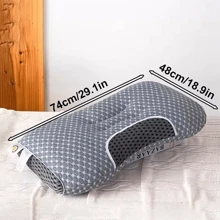 NetHong 1000G Foam Pillow Cervical Memory For Neck & Shoulder Pain Ergonomic Orthopedic - Grey - View 9