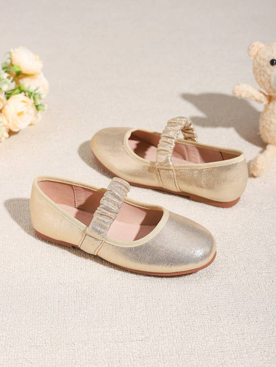 1 paire de chaussures plates à la mode pour étudiantes, printemps/automne