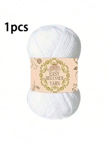 4 Pack Crochet Yarn Kit, Crochet Yarn, 4 Ply Acrylic Yarn, Crochet And Hand Knitting Yarn, 4 Skeins 5.08oz Each, Suitable For Beginners