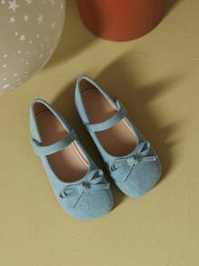 Kids Flat Shoes Bowknot Princess Shoes For Spring & Summer