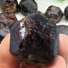 Original Natural Red Garnet Crystal Gemstone Rough Stone Mineral Specimen Healing Quartz Fashion Accessories Gifts Birthday Graduation
