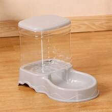 Automatic Pet Feeder Cat Drinking Bowl Cat Bowl Large Capacity Dog Bowl 3.8L Combination Food Storage Bucket Pet Supplies