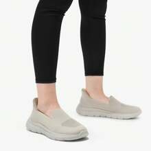 Sneakers For Women Hands Free Walking Orthopedic Shoes Non Slip For Elderly Women - TAUPE - View 4