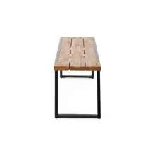 GAYLOR MP1 Modern Dining Bench, 63" Acacia Wood Slat Design With Sleek Sled Base, Sturdy And Stylish For Home, Kitchen, And Dining Room, Perfect For Rustic And Minimalist Home Decor, Easy Assembly, Ideal For Christmas Decorations, Holiday Gatherings, And Room Decor,TrendyHome