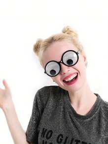 Funny Rotating Eyeball Design Glasses, Gag Prop For Christmas Photo, LARP Party Supply, Stage Performance Accessory