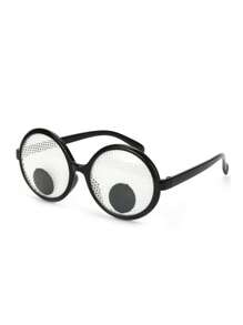 Funny Rotating Eyeball Design Glasses, Gag Prop For Christmas Photo, LARP Party Supply, Stage Performance Accessory