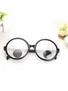 Funny Rotating Eyeball Design Glasses, Gag Prop For Christmas Photo, LARP Party Supply, Stage Performance Accessory