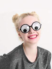 Funny Rotating Eyeball Design Glasses, Gag Prop For Christmas Photo, LARP Party Supply, Stage Performance Accessory