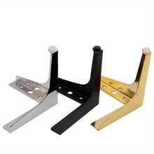 4pcs Modern Furniture Legs Metal Gold Black Iron Sofa Feet For Table Bed Chair Desk Dresser Cabinet Support Furniture Hardware