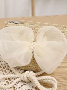 1 件女孩可爱公主风格糖果包，公主旅行沙滩包，可爱适合日常使用