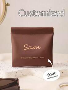 2 حقيبة شخصية قابلة للتخصيص، حقيبة لتخزين كابل البيانات 1 عبوة ذاتية الإغلاق، حقيبة لحمل سماعات السلكية، حقيبة لشاحن الطاقة وأحمر الشفاه، حقيبة تخزين محمولة ، حقيبة تخزين سفر صغيرة، مستلزمات السفر، ملحقات السفر، حقيبة تخزين كابل الهاتف المحمول - بني - مشاهدة 3