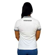 Camisa Corinthians Duo Lines Branca Coimbra - Feminina - Branco - Visão 6