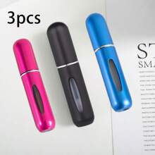 5ml-香水多种颜色组合旅行可再填充，香水可再填充瓶喷雾瓶分配器空液体容器，旅行必需品，多种颜色，迷你香水瓶，瓶喷雾瓶分配器迷你便携式空液体容器旅行旅行必需品旅行收纳袋适合海滩暑假返校