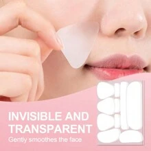 50/100 pezzi di adesivi per linee del sorriso del viso, adesivi multi-uso per rassodare il viso a V, adesivi per la cura della pelle del viso e delle guance facili da usare, adesivi per la cura della fronte, per creare una forma del viso delicata, adatti come regali di cura della pelle quotidiana per le donne a Natale - Multicolore - Visualizzare 7