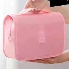 1 pieza Bolsa de tocador colgante para viajes de mujer, bolsa resistente al agua para cosméticos y organizador de accesorios de tocador para viajar - Multicolor - Ver 8