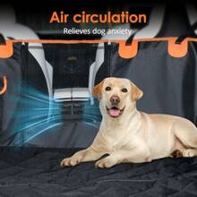 Dog Car Seat Cover, Dog Hammock For Car Back Seat, Car Dog Bed With Mesh Window And Storage Pocket, Waterproof, Nonslip, Scratchproof Dog Seat Cover For Cars/Trucks/Suv (Black)