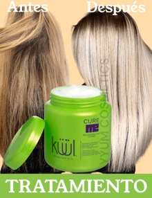 CURE ME RECONSTRUCTOR SYSTEM Küül Tarro Mascarilla Tratamiento Cabello Dañado KUUL Tratamiento Reparador - Para Cabello Seco O Dañado - 1kg - Ver 3