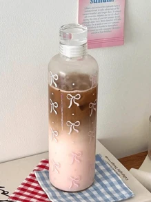 1个16盎司蝴蝶结造型水杯，原创小众设计，耐热大容量塑料杯，高颜值水杯，防滑防漏杯身，个性化设计，适合居家、办公、运动健身等场合。 - 彩色 - 查看 14